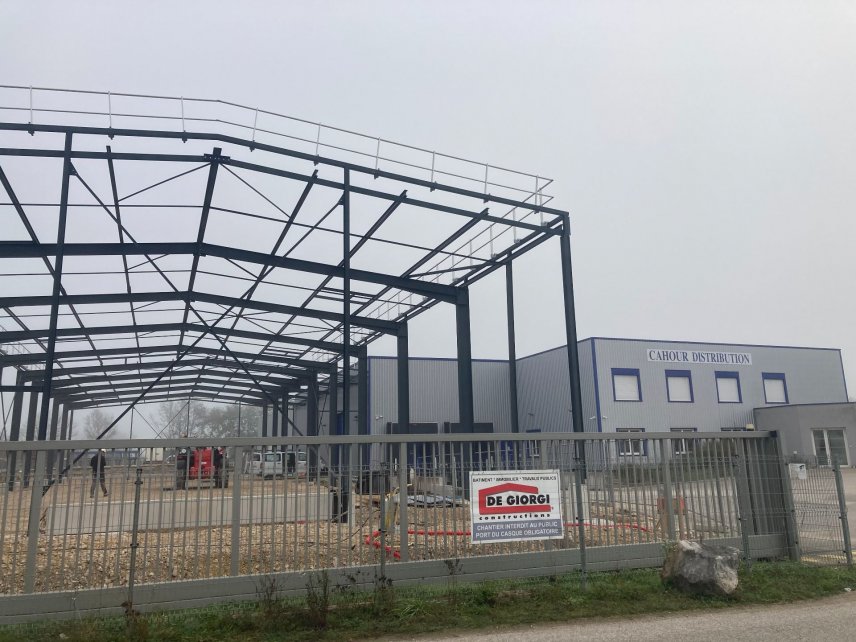 Extension de locaux de stockage - distribution